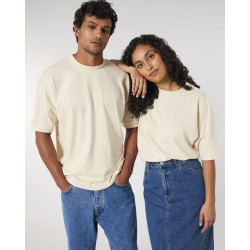 Le t-shirt oversize col montant unisexe personnalisé
