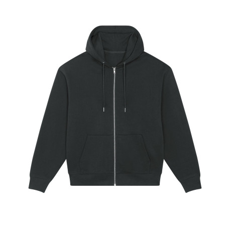 Sweatshirt unisexe épais et décontracté à fermeture éclair personnalisé