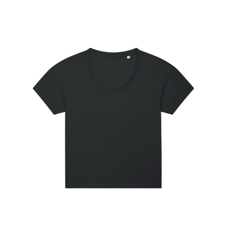 Le T-shirt loose col rond femme personnalisé