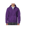 Sweat capuche grand zip vierge ou à personnaliser