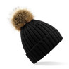 Bonnet à pompon en fourrure  avec votre logo