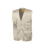 Gilet reporter multi-poches polycoton vierge ou à personnaliser