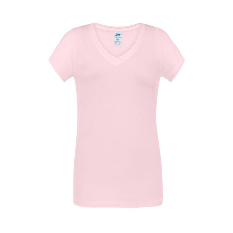 T-shirt femme col V 145 vierge ou à personnaliser - Express et pas cher