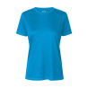 T-shirt respirant femme en polyester recyclé vierge ou à personna