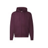 Sweat capuche grand zip 280 vierge ou à personnaliser