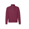 Sweat manches raglan col zippé vierge ou à personnaliser
