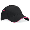 Casquette 5 panneaux bicolore vierge ou avec votre logo
