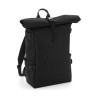 Sac à dos coloré avec rabat enroulable vierge ou avec votre logo
