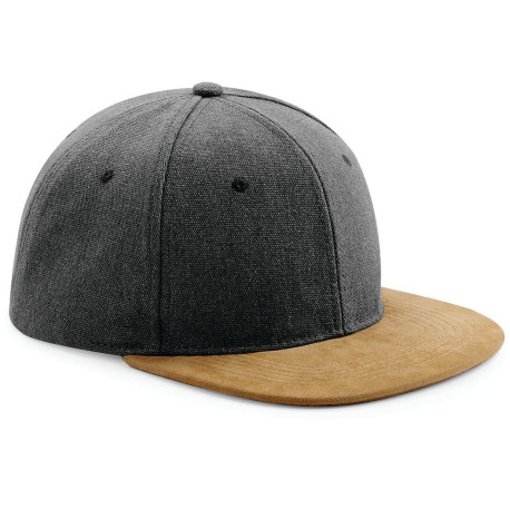 Casquette visière aspect daim vierge ou avec votre logo