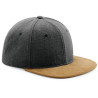 Casquette visière aspect daim vierge ou avec votre logo