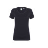 Tee-shirt stretch col V femme personnalisé