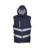 Bodywarmer matelassé haute visibilité vierge ou avec votre logo