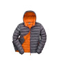 Blouson homme doudoune à capuche vierge ou avec votre logo