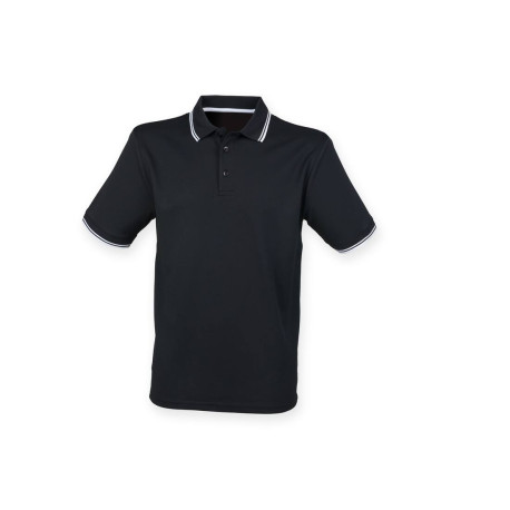 Polo col et manches contrastés vierge ou à personnaliser