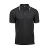Polo homme col et manches contrastés vierge ou à personnaliser
