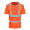 T-shirt haute visibilité orange personnalisé express et pas cher