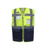 Gilet haute visibilité maille filet vierge ou à personnaliser