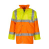 Parka contrastée haute visibilité vierge ou avec votre logo