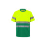 T-Shirt Technique Bicolore Haute Visibilité vierge ou à personnal