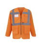 Veste de sécurité multi-poches manches longues vierge ou à person