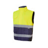 Bodywarmer Matelassé Haute Visibilité vierge ou à personnaliser