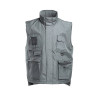 Bodywarmer multi-poches doublé polaire vierge ou à personnaliser