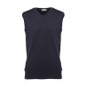 Pull sans manche col V vierge ou à personnaliser