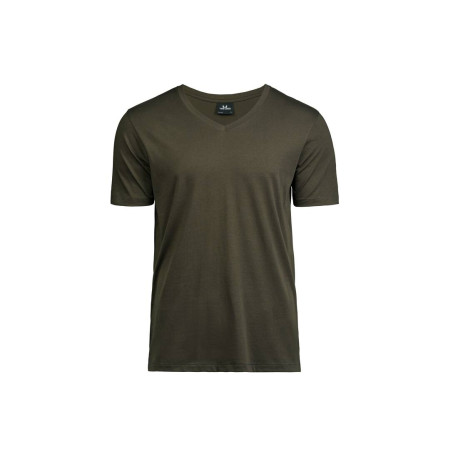 T-shirt homme col V vierge ou à personnaliser - Express et pas cher
