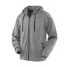 Sweat de sport zippé à capuche homme vierge ou à personnaliser