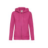 Sweat capuche grand zip femme vierge ou à personnaliser
