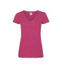 Tee-shirt col V femme valueweight vierge ou à personnaliser - Express et pas cher