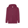 Sweat capuche grand zip enfant vierge ou à personnaliser