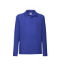 Polo enfant manches longues vierge ou à personnaliser