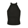 Débardeur femme col montant vierge ou avec votre logo
