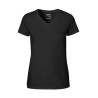 T-shirt femme col V vierge ou à personnaliser - Express et pas cher