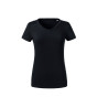 T-shirt organique col V femme vierge ou à personnaliser - Express et pas cher
