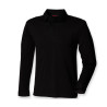 Polo homme stretch manches longues vierge ou à personnaliser