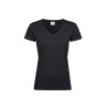 T-shirt femme col V vierge ou à personnaliser - Express et pas cher