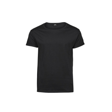T-shirt manches retroussées vierge ou à personnaliser - Express et pas cher