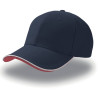 Casquette 6 pans contrastée vierge ou avec votre logo