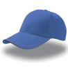 Casquette 6 pans piping réfléchissant vierge ou avec votre logo