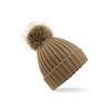 Bonnet grosse maille pop pom personnalisé - style et chaleur pour hiver