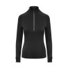 T-shirt de sport femme col zippé vierge ou à personnaliser - Express et pas cher