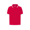 Polo enfant contrasté vierge ou à personnaliser