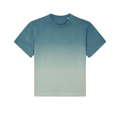 Le t-shirt unisexe décontracté dip dye personnalisé