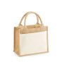 Petit sac en toile de jute vierge ou à personnaliser - Express et pas cher
