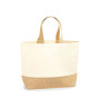 Sac shopping XL coton/toile de jute vierge ou à personnaliser - Express et pas cher