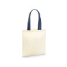 Sac organique en coton canvas avec anses contrastées personnalisé