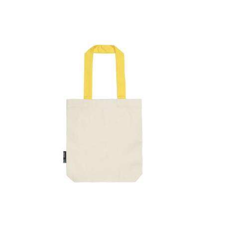 Sac shopping anses contrastées vierge ou avec votre logo