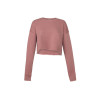 Sweat col rond femme court personnalisé